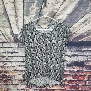 Michael Kors snake print blouse